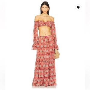 Bananhot Elma shirt and skirt in paradise passion